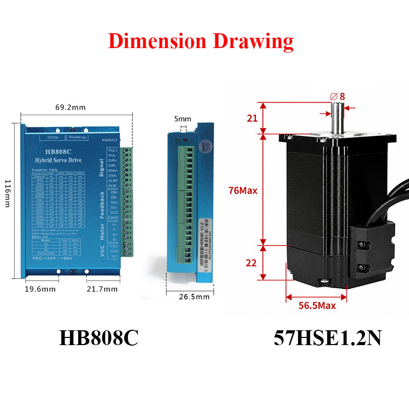 Motor Stepper Loop Tertutup Ne - Nema 23 Closed Loop Stepper Motor Driver Kit ulasan dan harga