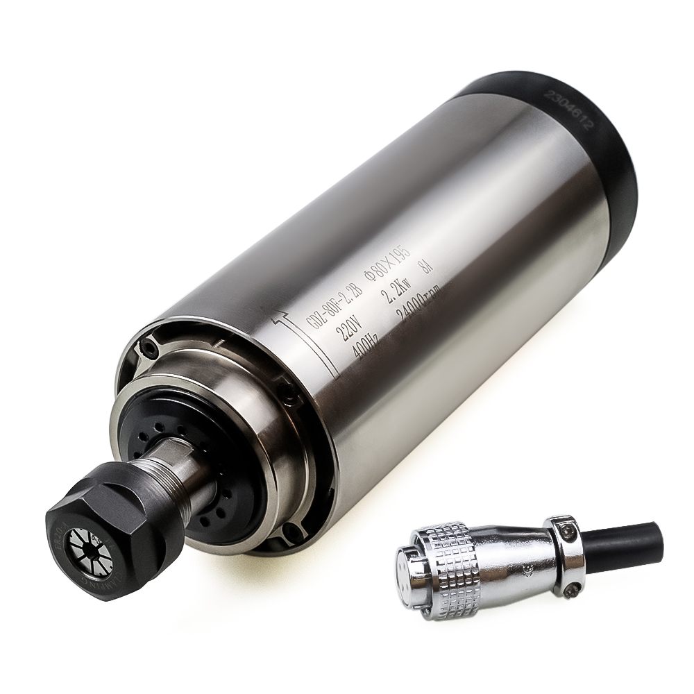 2.2KW 1.5KW Kit Motor Spindle  - Air Cooled 1.5Kw Spindle Motor Inverter 110V ulasan dan harga